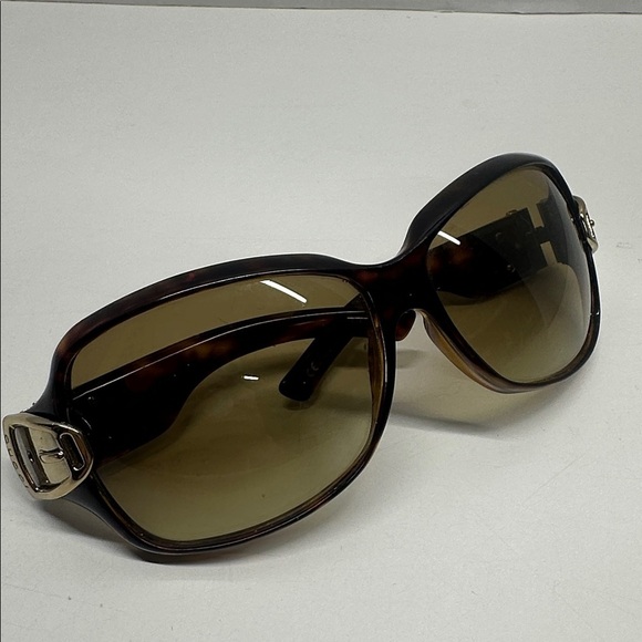 Gucci Sunglasses Glasses Horsebit Logo Oversized Tortoise Brown Vintage Optyl main image 6